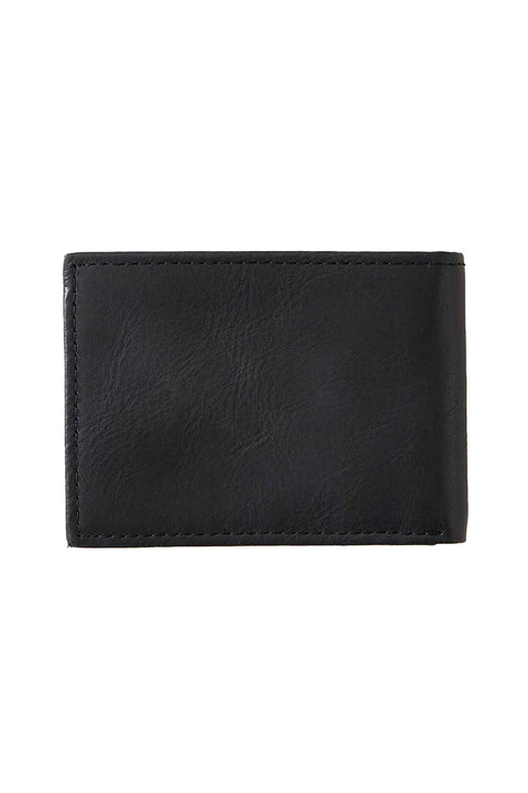 Rip Curl Stacked RFID Slim Wallet - Black - Back