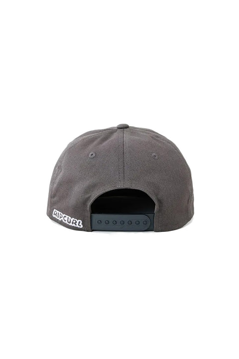 Rip Curl Sun Buzzed Snapback Cap - Washed Black- Back