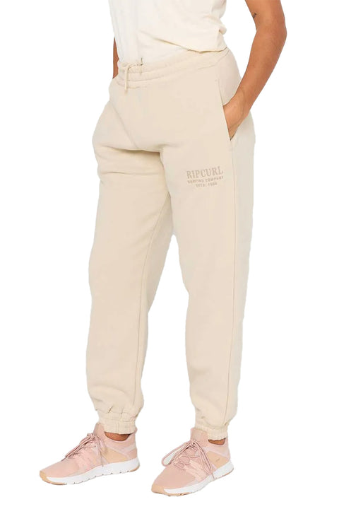 Rip Curl Surf Staple Trackpant - Natural- Side