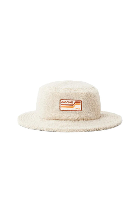 Rip Curl Teddy Drawstring Winter Hat - Sand- Front