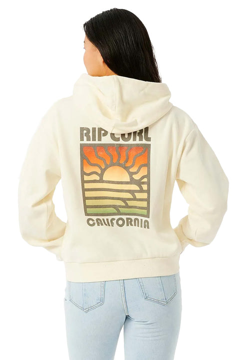 Rip Curl Trippin Zip Through Hoodie - California Bone - Back
