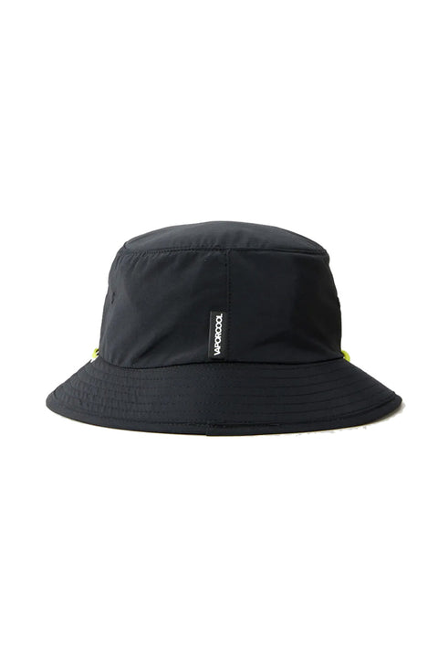 Rip Curl Vaporcool Foamie Mid Brim Hat - Black - Back