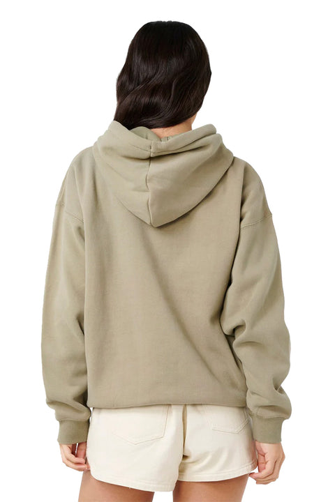 Rip Curl Varsity Hoodie - Olive- Back