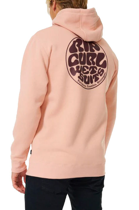 Rip Curl Wetsuit Icon Hoodie - Light Peach - Back 2