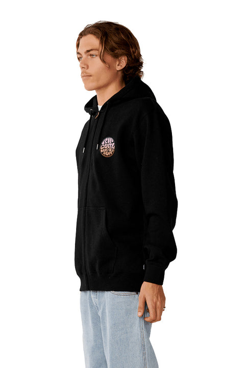 Rip Curl Wettie Passage Icon Zip Thru - Black- Side