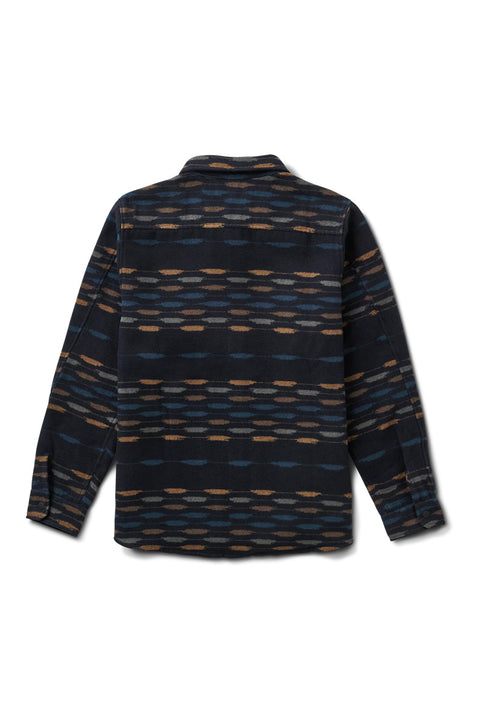 Roark Revival Andes Long Sleeve Flannel - Dark Navy Sosho - Back
