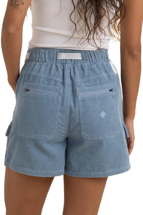 Roark Canyon Cord Short - Lagoon- Back view