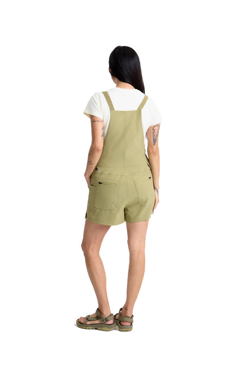 Roark Canyon Hybrid Romper - Dusty Olive - Back