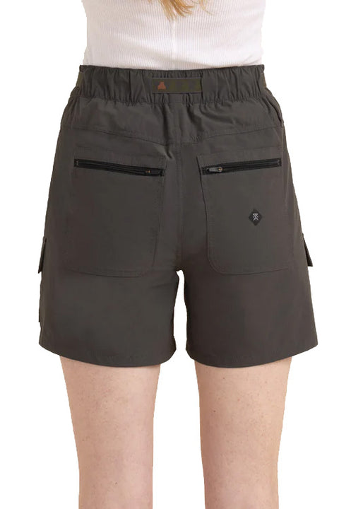 Roark Canyon Short - Nero- Back view