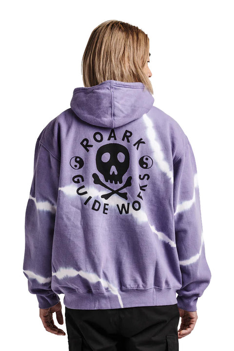 Roark Revival Guideworks Hoodie - Purple Haze Shibori - Back