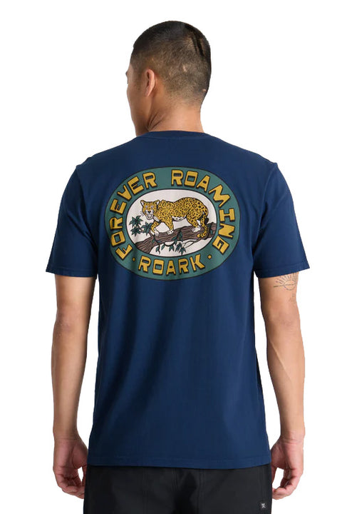 Roark Revival Jaguar Premium Tee - Navy - Back