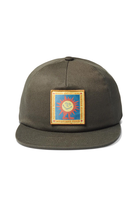 Roark Layover Strapback Hat - Military 1 - Front