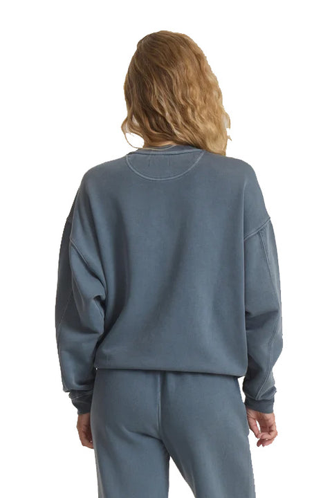 Roark Made To Fade Fleece - Slate- Back