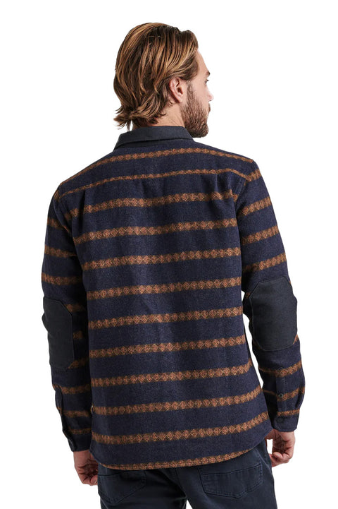 Roark Revival Nordsman Flannel - Dark Navy 2 - Back
