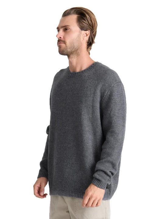 Roark Nordsman Wool Sweater - Charcoal- Side