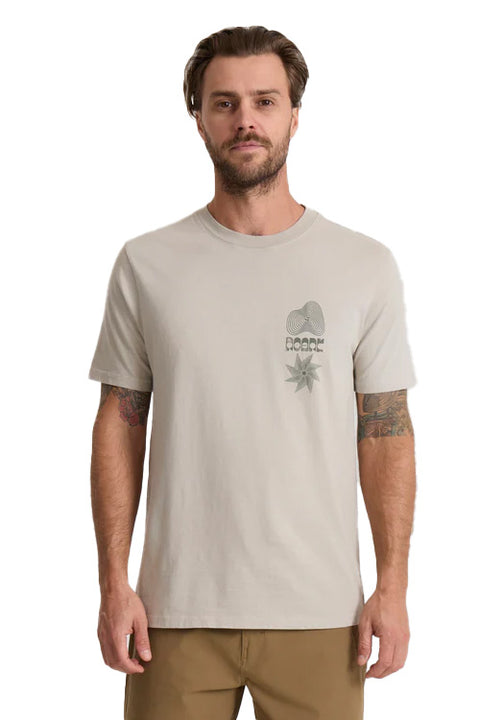 Roark Phonograph Tee - Fossil- Front