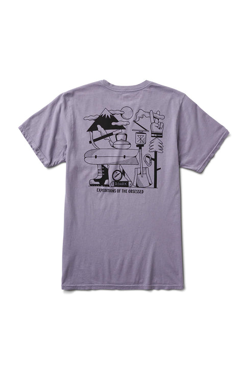 Roark Rishiri Survival Kit Premium Tee - Purple Haze - Back