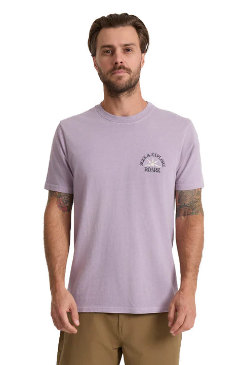 Roark Seek & Explore Tee - Dusty Lilac- Front