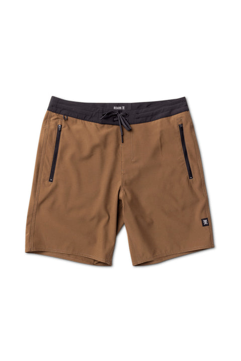 Roark Revival Venture Boardshorts - Otter- Front
