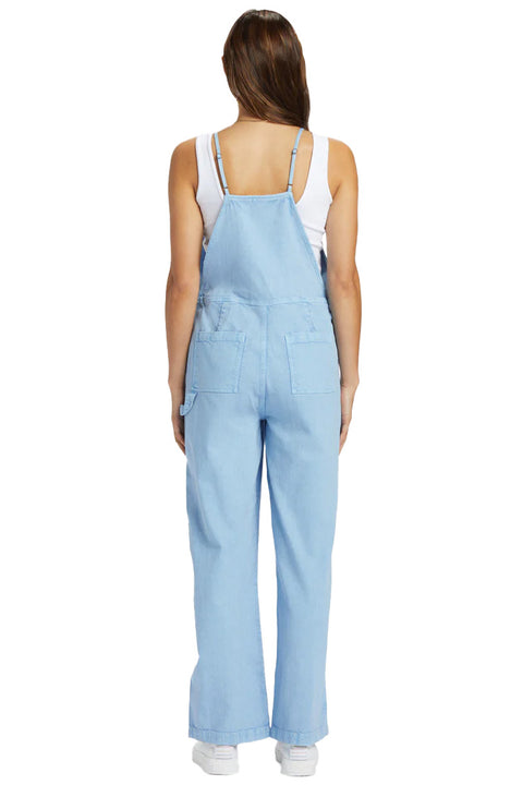 Roxy Crystal Coast Overall - Bel Air Blue - Back