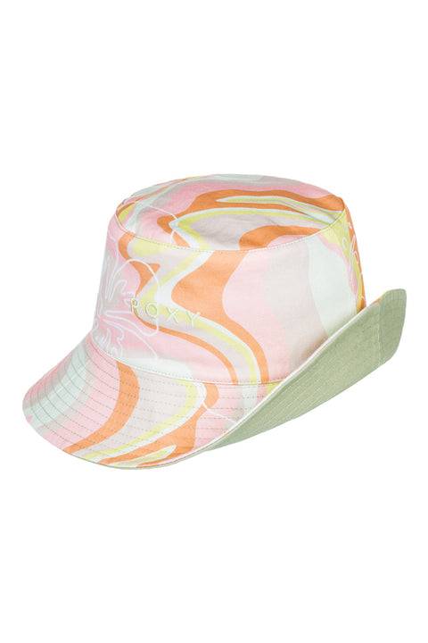 Roxy Jasmine Paradise Bucket Hat - Ambrosia Hibiscus Hype - Brim Up