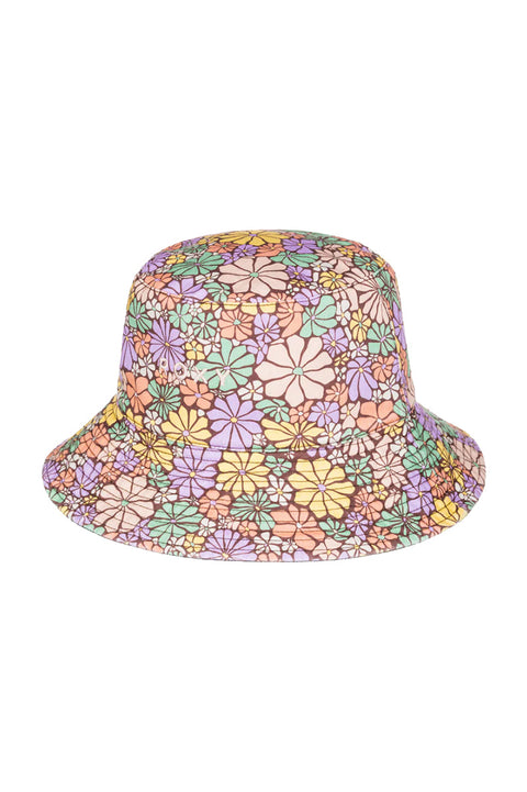 Roxy Jasmine Paradise Reversible Sun Hat - Root Beer All About Sol Mini
