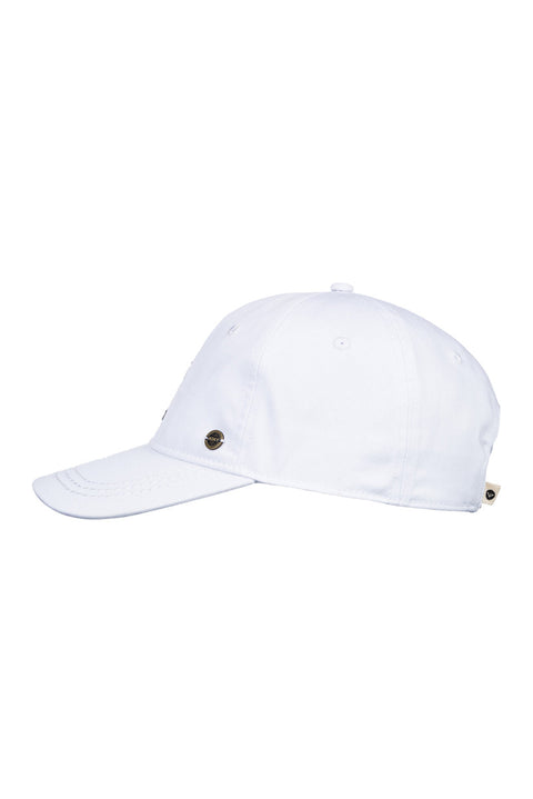 Roxy Next Level Baseball Hat - Bright White - Side
