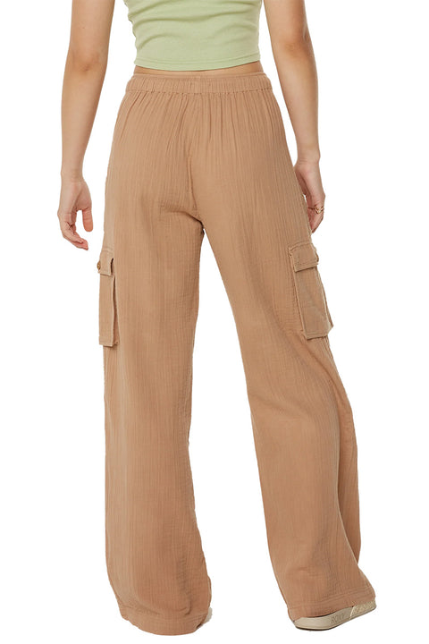 Roxy Precious Cargo Pant - Praline Solid- Back
