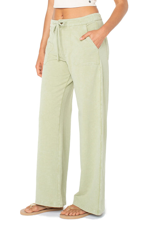 Roxy Smooth Ride Pant - Sage Solid- Side