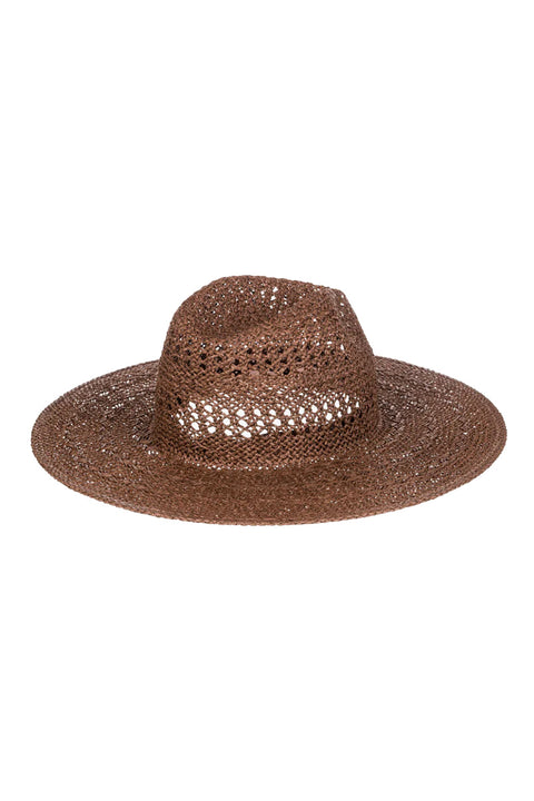 Keep the sun at bay in chic style with the Roxy Sun On The Beach Hat! - Back