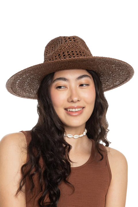 Keep the sun at bay in chic style with the Roxy Sun On The Beach Hat!