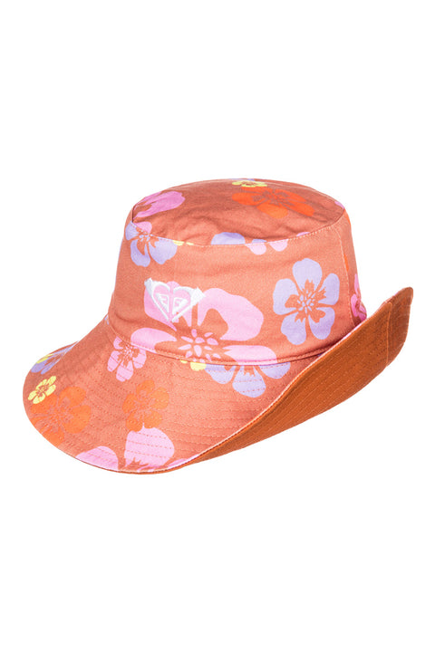 Roxy Surf.Kind.Kate. Bucket Hat - Sunburn Positivity Paradise - Side Up No Model