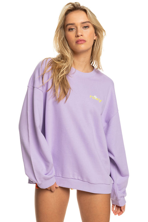 Roxy Surf.Kind.Kate. Sweatshirt - Purple Rose