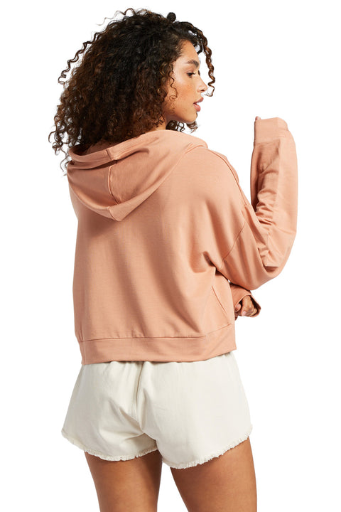 Roxy Surfing By Daylight Hoodie - Cork - Back