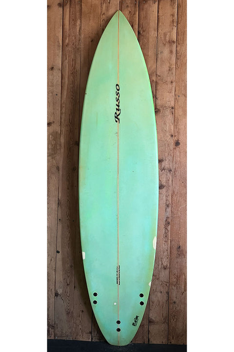 Used Russo 7'3" Mini Gun Shortboard Surfboard - Bottom