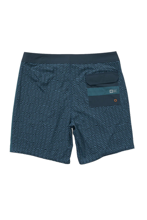 Salty Crew Channel Apex Boardshort - Channel Blue- back