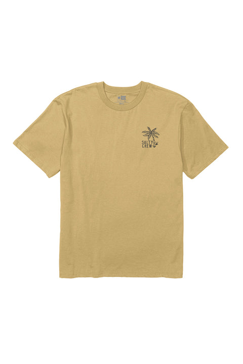Salty Crew Day Off Classic SS Tee - Mineral Yellow- Front