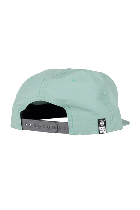 Salty Crew Lateral Line 5 Panel Hat - Spinach - Back