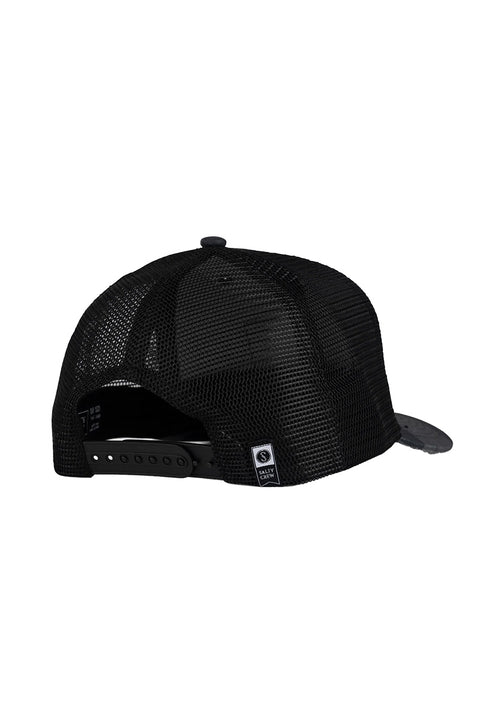 Salty Crew Patriot Retro Trucker Hat - Black / Camo- Back