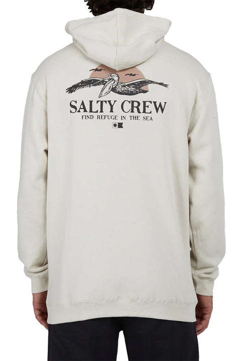 Salty Crew Soarin Hooded Fleece - Bone- Back
