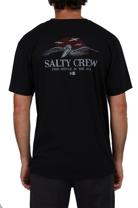 Salty Crew Soarin Premium S/S Tee - Black- Back