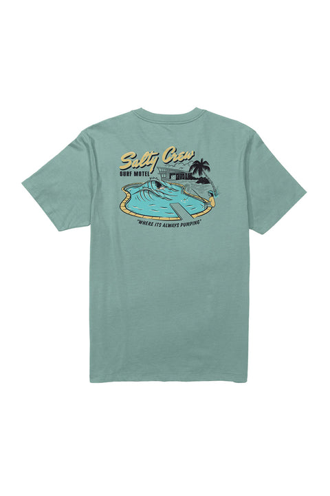Salty Crew Surf Motel SS Tee - Mackerel- Back