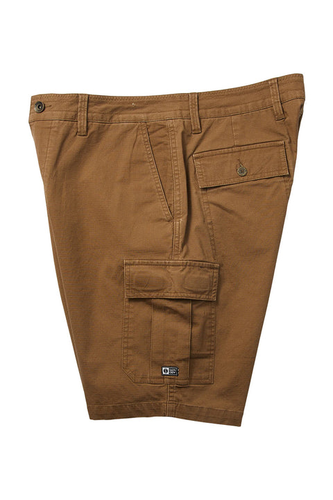 Salty Crew Trooper Ripstop Cargo Short - Coffee- Side