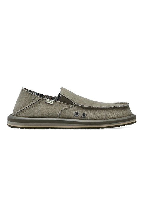 Sanuk Donny Hemp Shoe - Earth