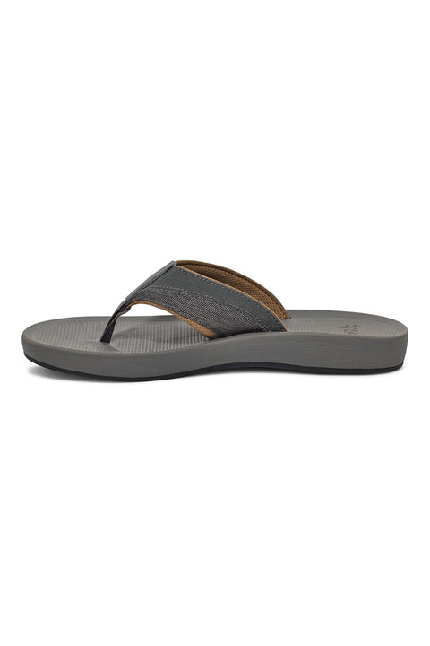 Sanuk Men's Cosmic Seas Mesh Sandals - Dark Grey - Inside