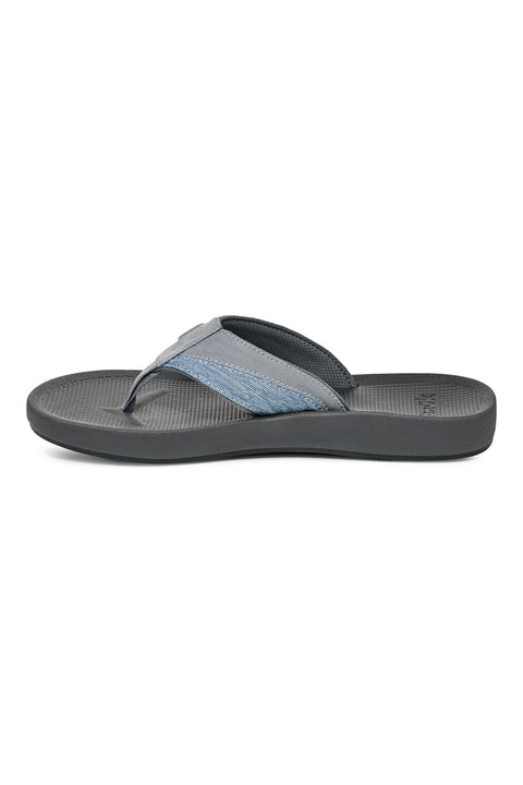 Sanuk Men's Cosmic Seas Mesh Sandals - Stone Blue - Inside