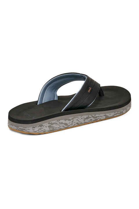 Sanuk Tiderush Sandals - Black - Back