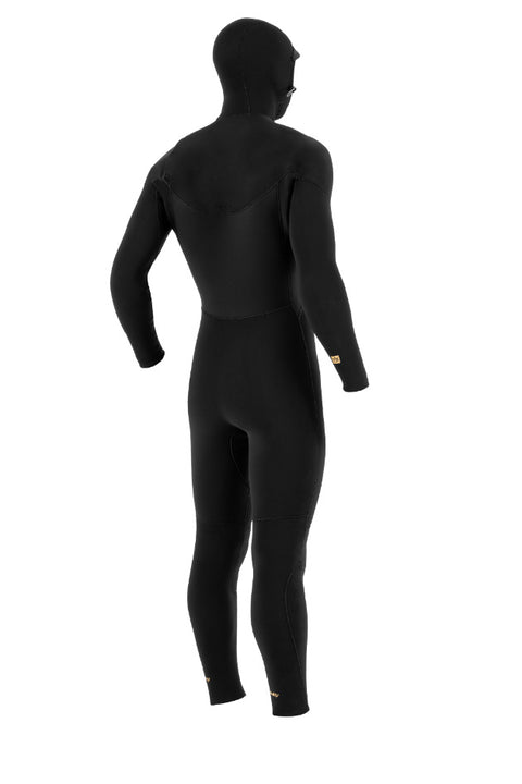 Manera Seafarer Hooded 5/4/3 Wetsuit - Black - Back
