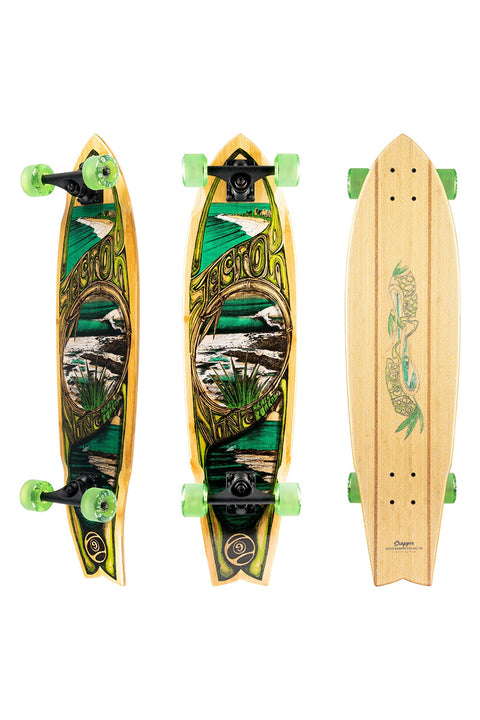 Sector 9 Snapper Complete Skateboard- Board at three different angles 