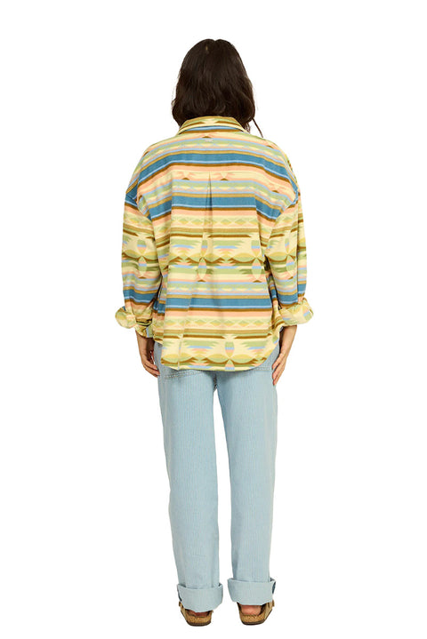 SisstrEvolution Washed Ashore Fleece - Dream Blue- Back